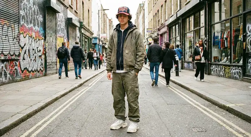استایل خیابانی Streetwear با کلاه لبه دار