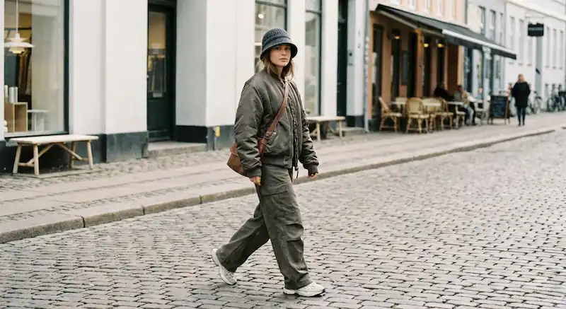 استایل فیشِرمَن هت اسپرت؛ شیک دخترانه