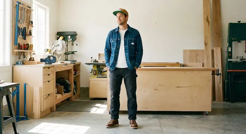 استایل ورک ور Workwear Clean با کلاه لبه دار