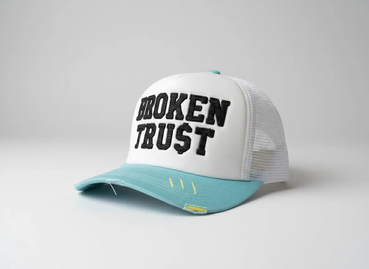 کلاه گورین پشت توری BROKEN TRUST (مدل g3501)