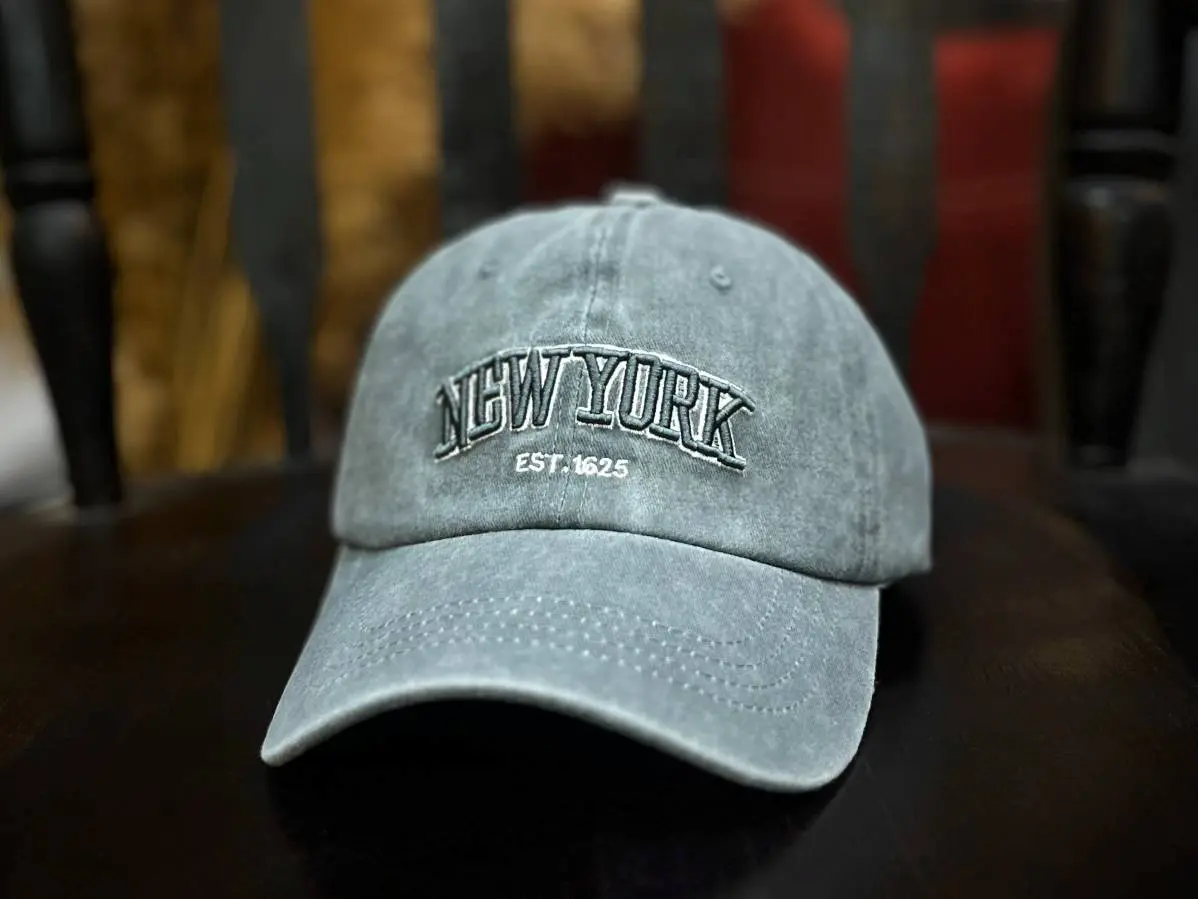 کلاه سنگشور NewYork آبی خاکستری (مدل 3004)