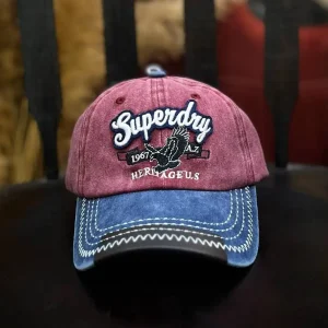کلاه سنگشور Superdry آبی قرمز (مدل 3006)