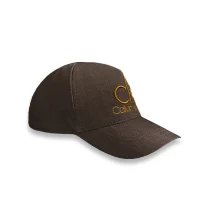 کلاه کپ کتان CK کرم (مدل H1005) از بغل