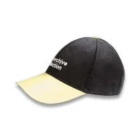 کلاه کپ کتان خاکستری آبی (مدل mo1004) از بغل