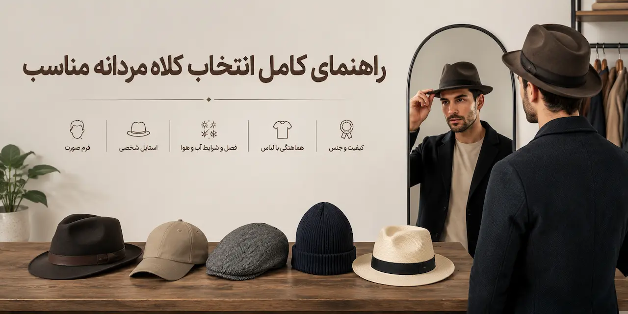 راهنمای انتخاب کلاه مردانه مناسب – راهنمای کامل