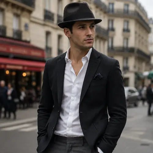 کلاه تریلبی (Trilby) مناسب تیپ کلاسیک